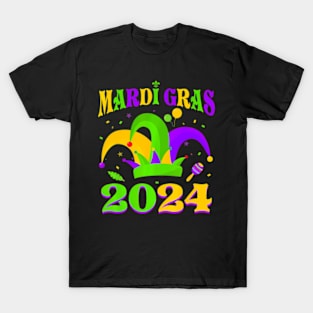 Mardi Gras 2024 Costume Mardi Gras Women Men T-Shirt